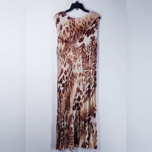 Reba Sleeveless Animal Print Patterned Dress, Size XL* - Picture 2 of 4